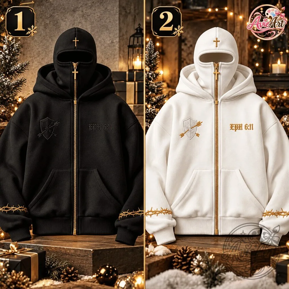 Christian Cross Special Zip-Up Hoodie 2026 Edition