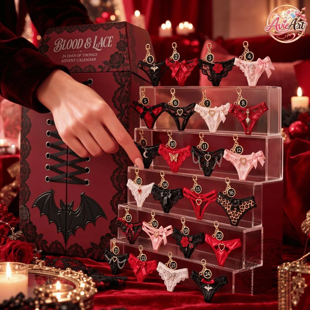 BLOOD & LACE: 24 Days of Thongs Special Advent Calendar 2026 Edition 13 BLOOD & LACE: 24 Days of Thongs Special Advent Calendar 2026 Edition