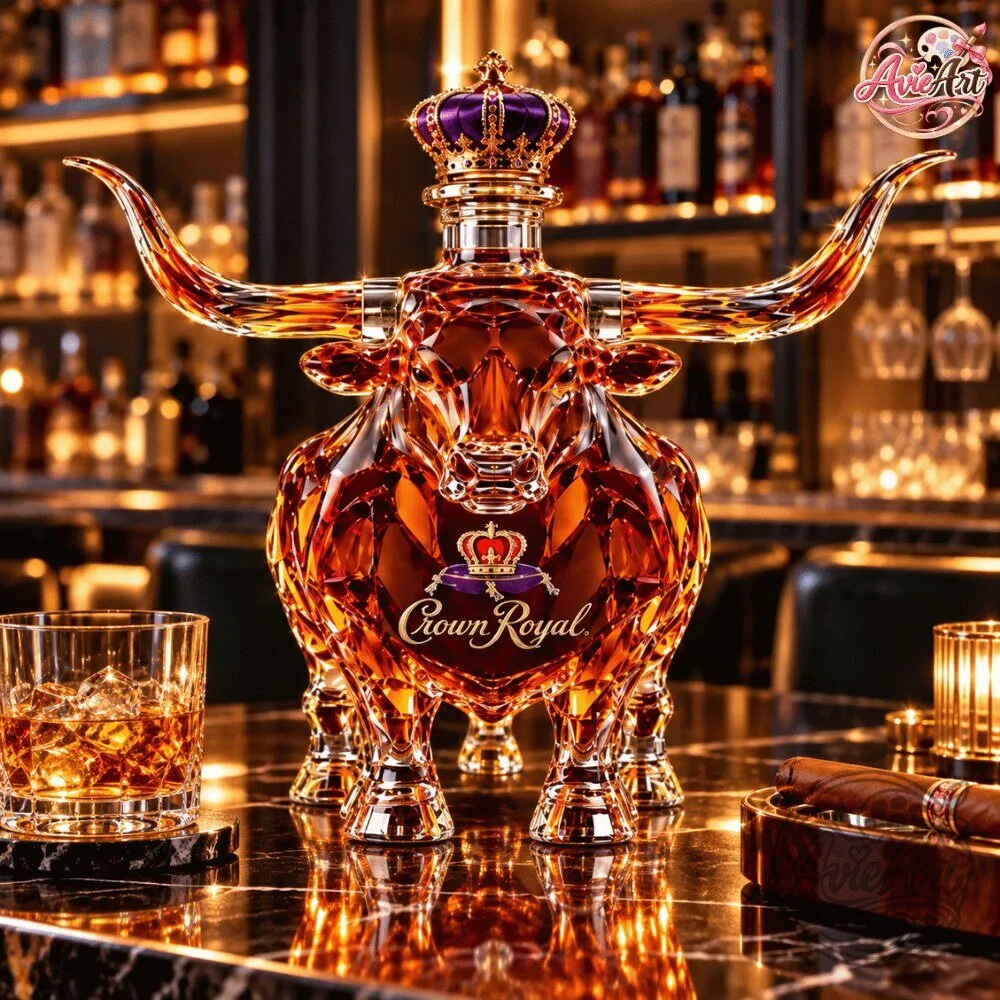 Crown Royal Texas Longhorns Special Bottle Whiskey Decanter 2026 Edition